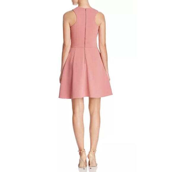 Adelyn Rae Women's Paige Dress Size L Fit-and-Flare Mauve Rose - Picture 2 of 9